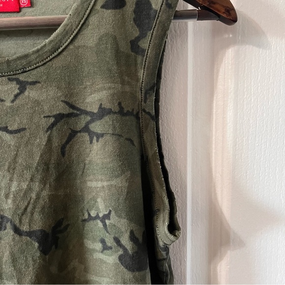 n:Philanthropy Camo Distressed Tank Top Size XS - Picture 4 of 8
